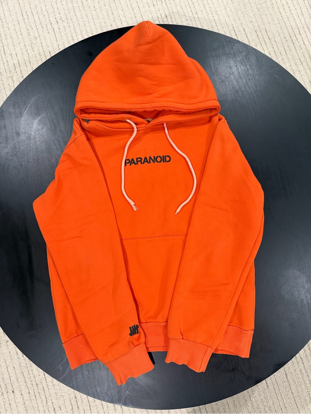 Anti Social Social Club Orange 'PARANOID' Hoodie